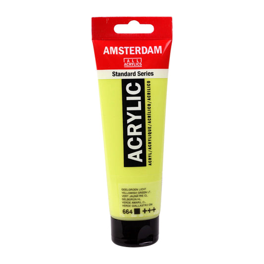 Amsterdam - Standard Series acrylverf - Geelgroen Licht 664 - 120ml