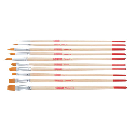 Talens Art Creation - Olie- en acrylpenselen set van 10 - Polyester