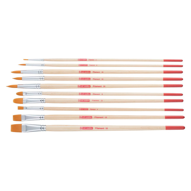 Talens Art Creation - Oil and acrylic brushes set of 10 - Polyester