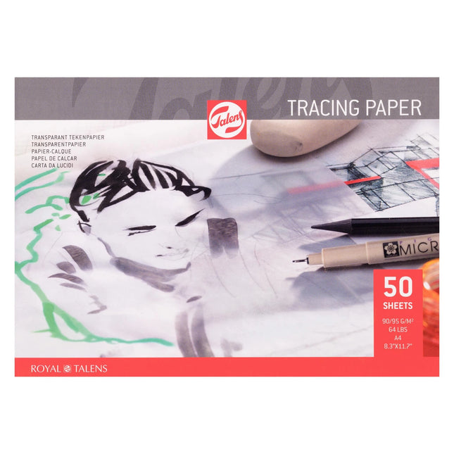 Talens - Overtrekpapier A4 - 90G 50 Vellen