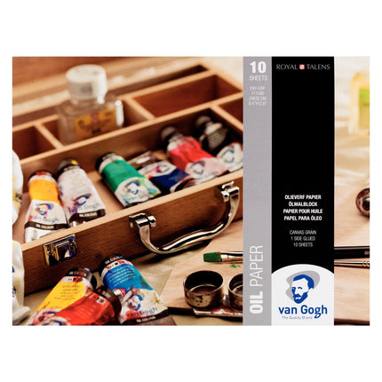 Van Gogh -  24 x 32 cm Blok met olieverfpapier - 10 vellen 240 g