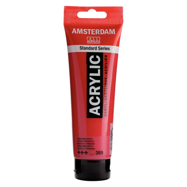 Amsterdam - Peinture acrylique série Standard - Magenta primaire 369 - 120ml