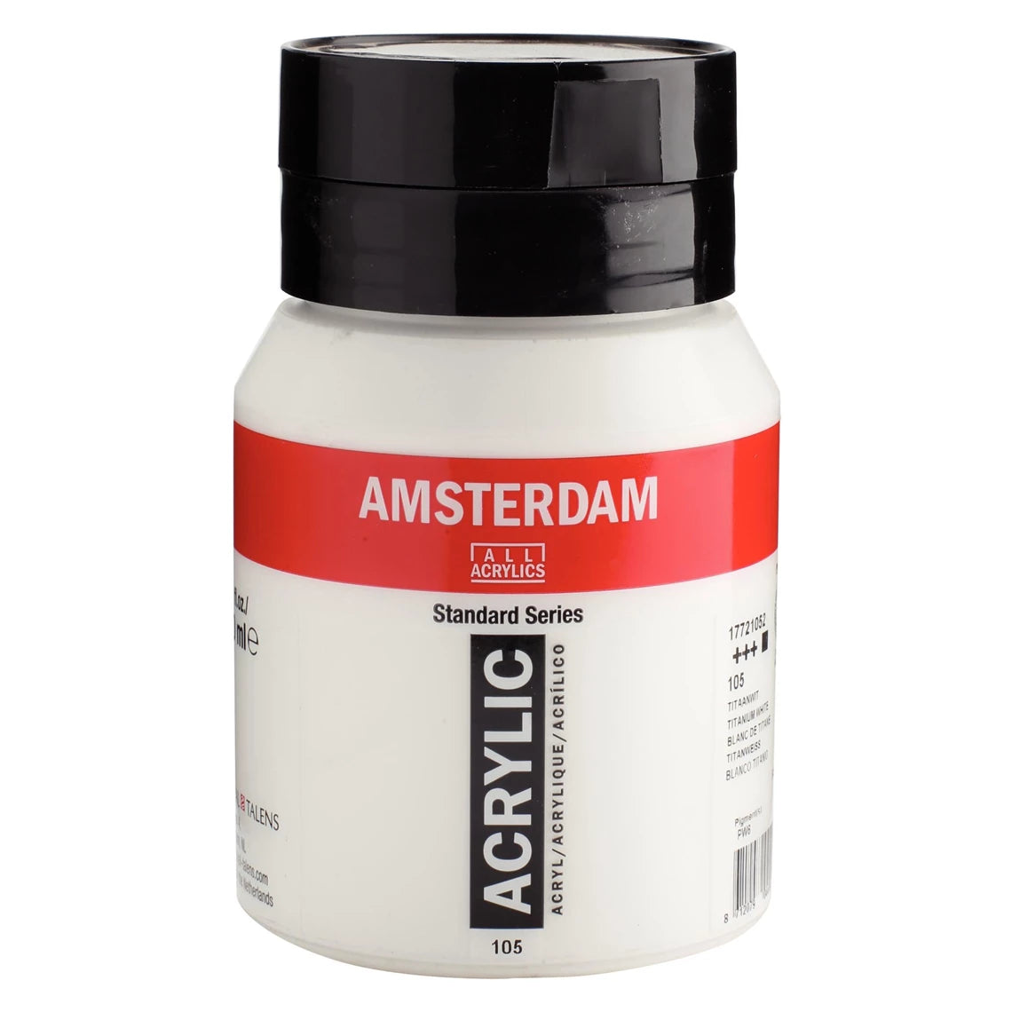 Amsterdam - Standard Series acrylverf - Titaanwit 105 - 500ml