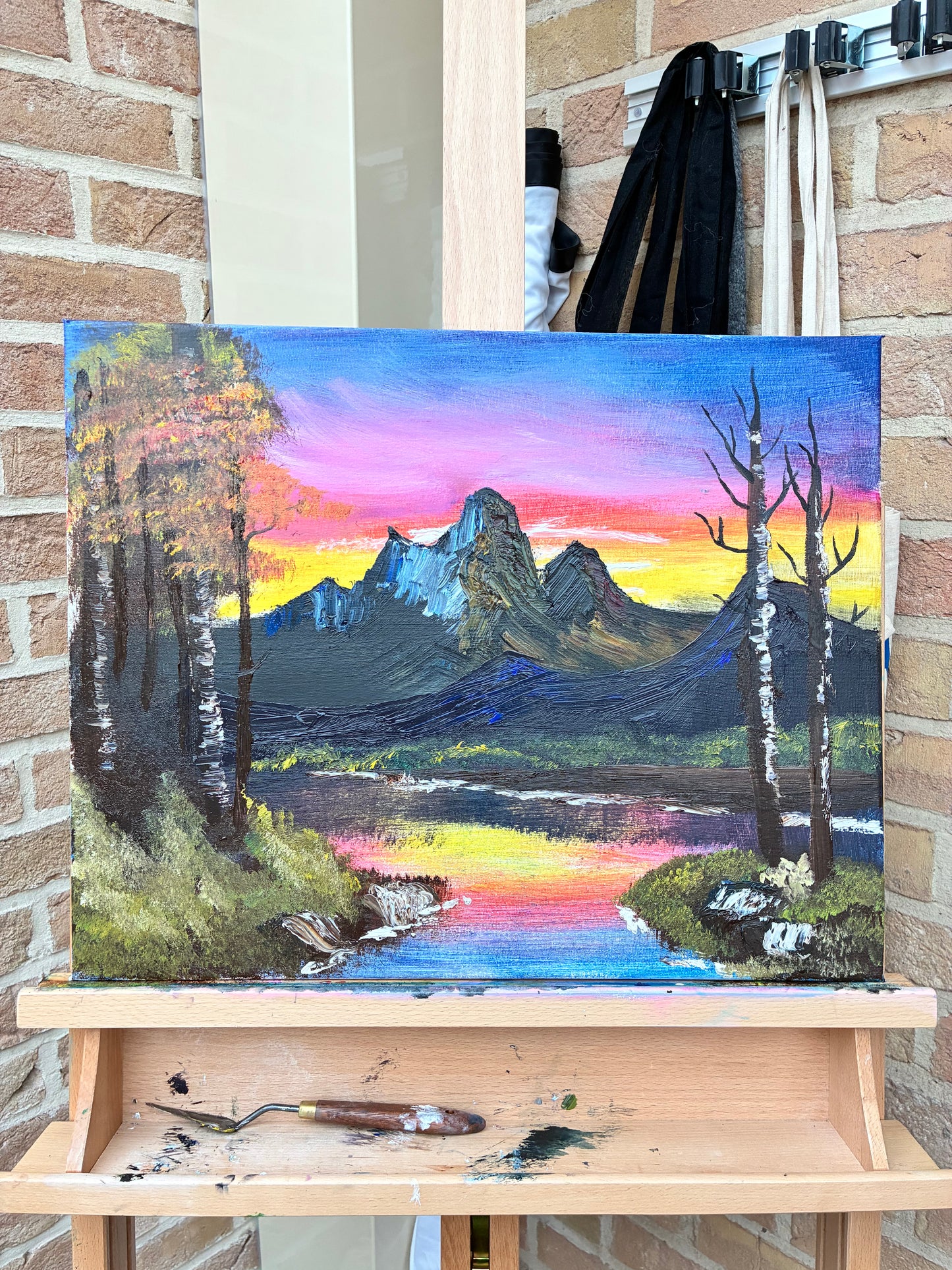 14 maart - Bob Ross landschap schilderen met Olieverf