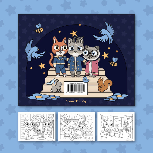 SnowTomby - Whispers of Whiskers kleurboek vol. 3