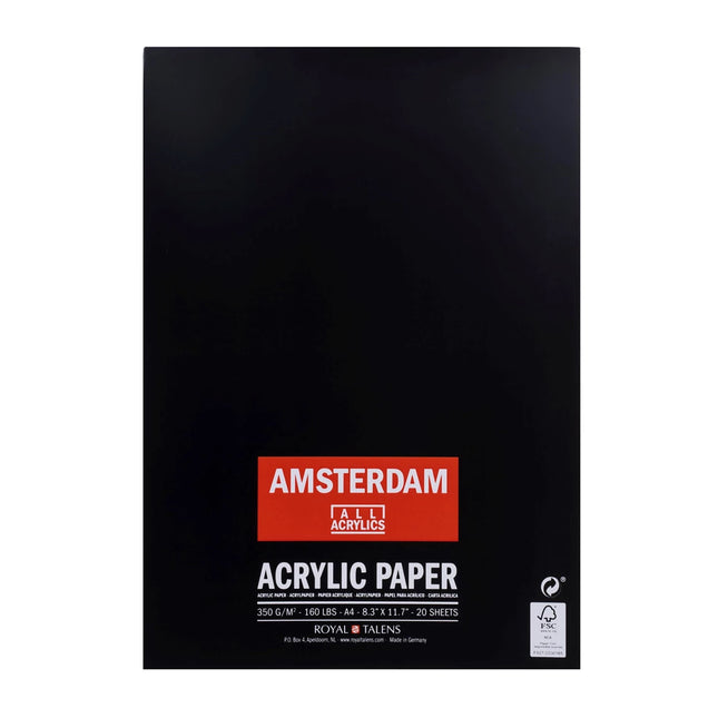 Amsterdam - Acrylic paper A4 - 350g, 20 sheets