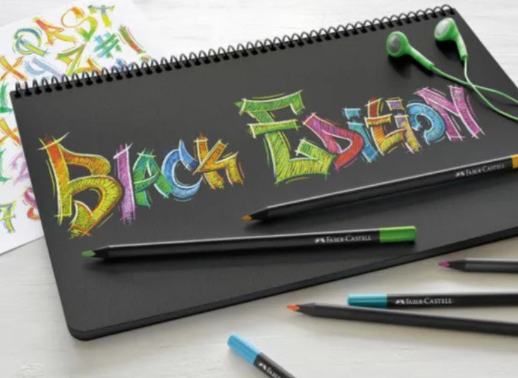 Faber-Castell - Kleurpotloden Black Edition - 12 stuks