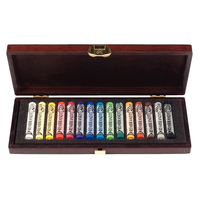 Rembrandt - Soft pastel set Algemene Selectie Starter Box - 15 hele pastels