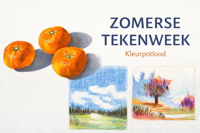 Zomerse Tekenweek - Woe 8 juli tot Vrij 10 juli - Kleurpotlood