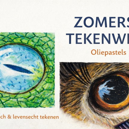 Zomerse Tekenweek - Di 17 tot Do 19 augustus - Oliepastels
