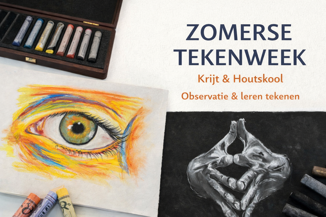 Zomerse Tekenweek - Woe 26 tot Vrij 28 augustus - Krijt