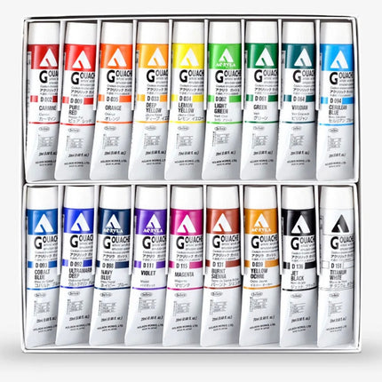 Holbein - Acrylic Gouache 20ml set van 18