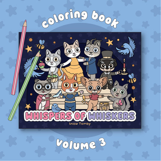 SnowTomby - Whispers of Whiskers kleurboek vol. 3
