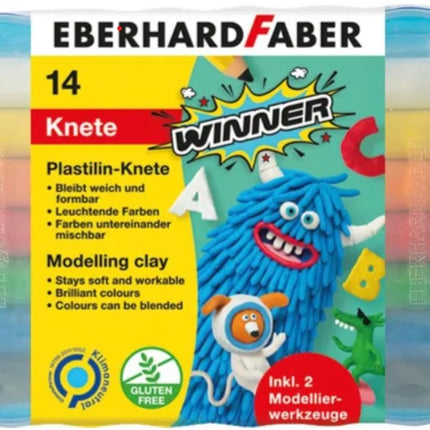Eberhard Faber - boetseerklei 7x2 kleuren in bewaardoos