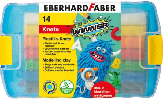 Eberhard Faber - boetseerklei 7x2 kleuren in bewaardoos