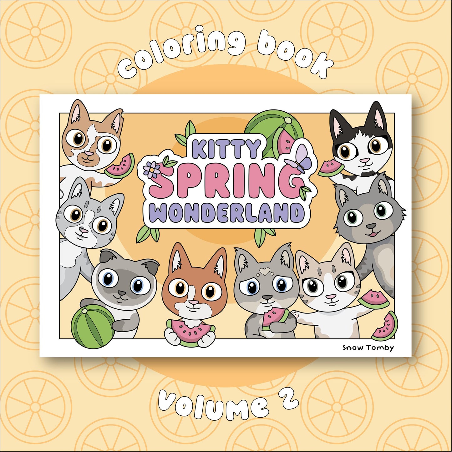 SnowTomby - Kitty Spring Wonderland kleurboek vol. 2