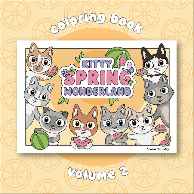 SnowTomby - Kitty Spring Wonderland kleurboek vol. 2