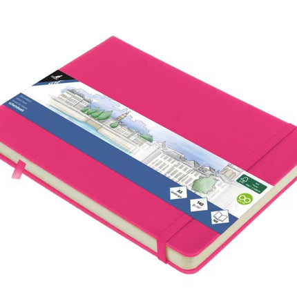 Kangaro - Schetsboek A5 Landscape - Hot Pink