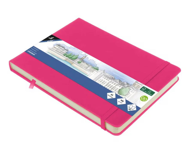 Kangaro - Schetsboek A5 Landscape - Hot Pink