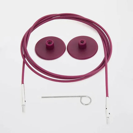 Knitpro - Kabel 120cm paars