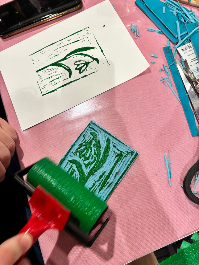 14 april - Lino Print Workshop – Maak je eigen grafische kunstdruk
