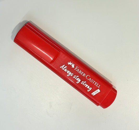 Faber-Castell - markeerstift - pastel rood