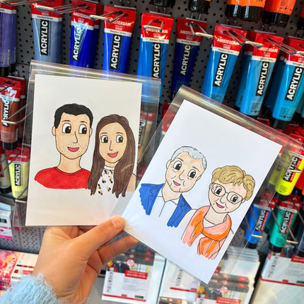 Live illustrator – HALF DAY - 4 UUR