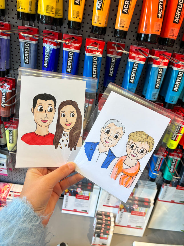 Live illustrator – HALF DAY - 4 UUR