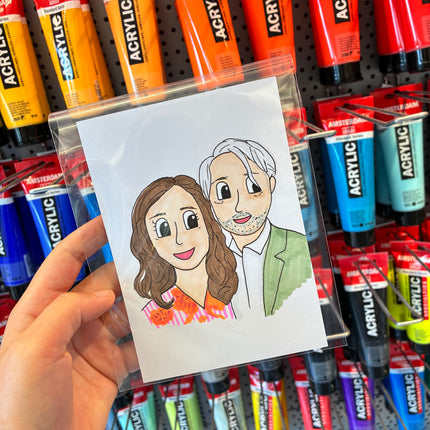 Live illustrator -  FULL EXPERIENCE - 6 UUR