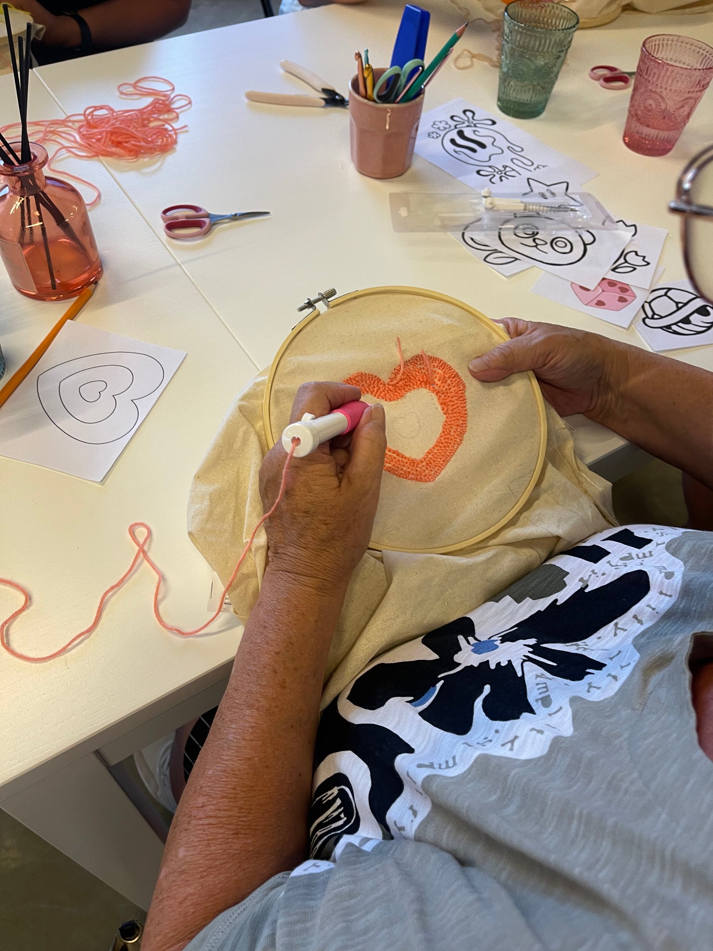 Workshop Punch Needling - Maak je eigen wanddecoratie of totebag - Olsene