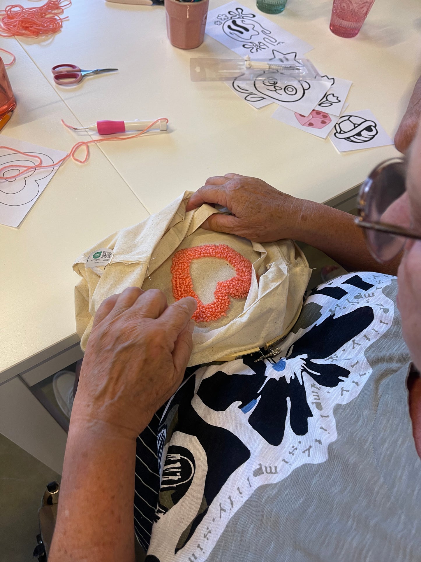 Workshop Punch Needling - Maak je eigen wanddecoratie of totebag - Olsene