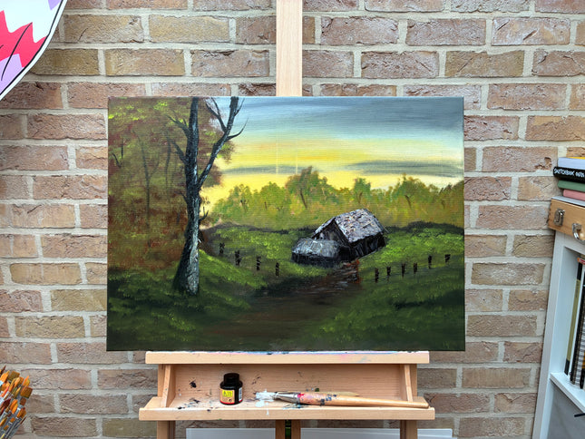 14 maart - Bob Ross landschap schilderen met Olieverf