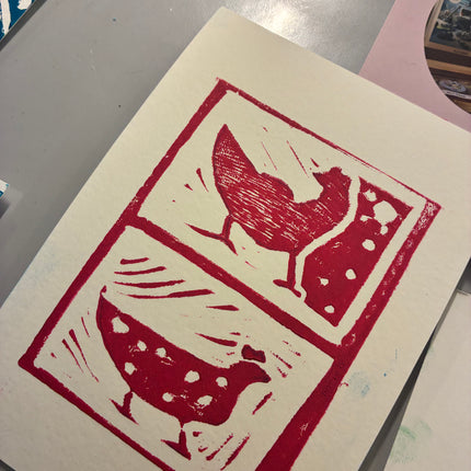 14 april - Lino Print Workshop – Maak je eigen grafische kunstdruk