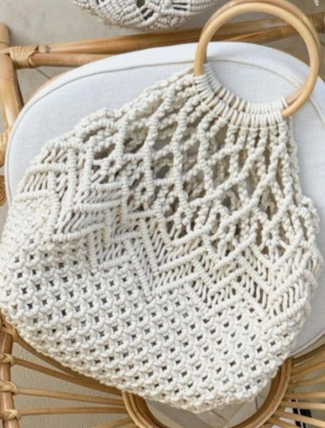 9 april - Macramé handtas