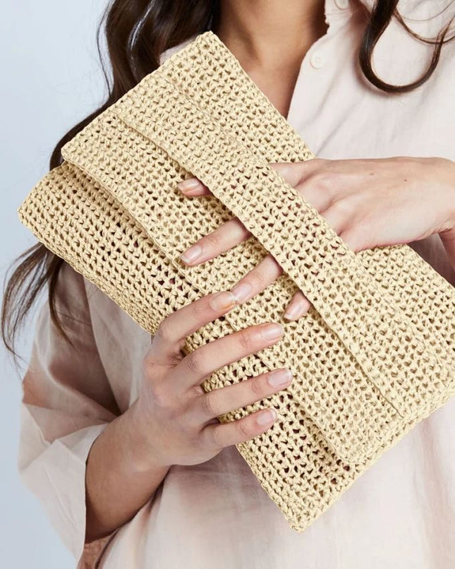 23 april - Raffia Clutch haken