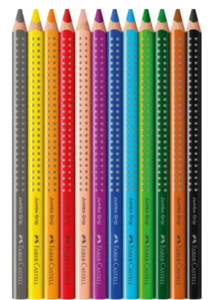 Faber-Castell - Coloured pencil Jumbo GRIP - 12 pieces