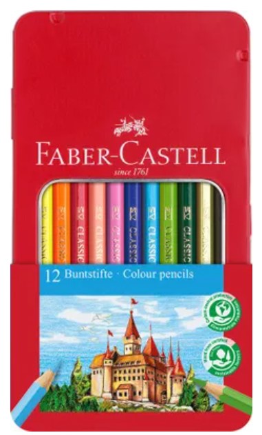 Faber-Castell - Kleurpotlood zeskantig - 12 stuks