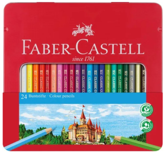 Faber-Castell - Kleurpotlood zeskantig - 24 stuks