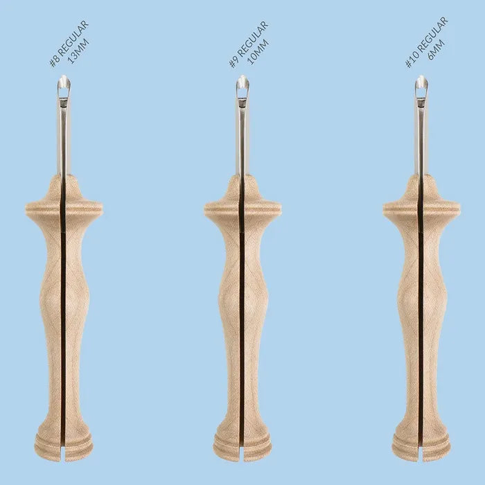 The Oxford Company - Punchnaald regular Natural Wood maat 8