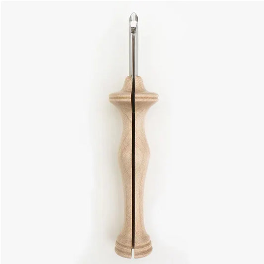 The Oxford Company - Punchnaald regular Natural Wood maat 9