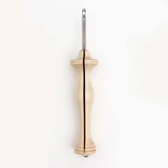 The Oxford Company - Punchnaald fine Natural Wood maat 14