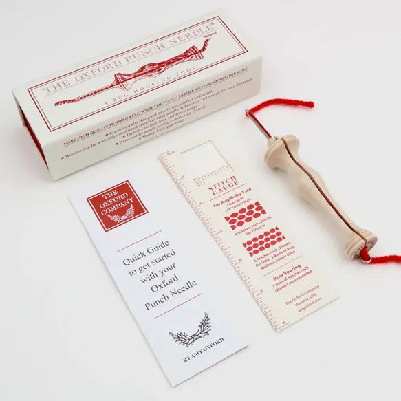 The Oxford Company - Punchnaald fine Natural Wood maat 10