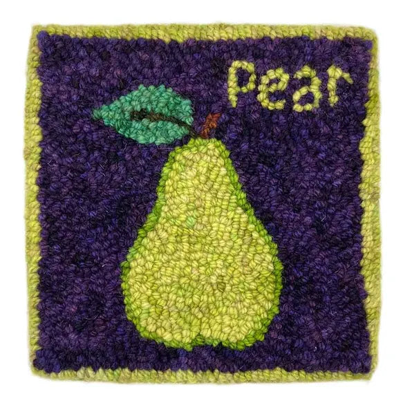 The Oxford Company - Punch needling kit peer paars 61x61cm