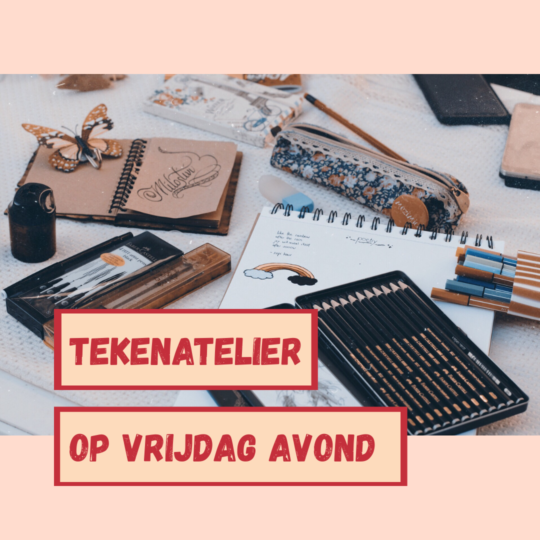 Tekenatelier op vrijdag (8-16j)