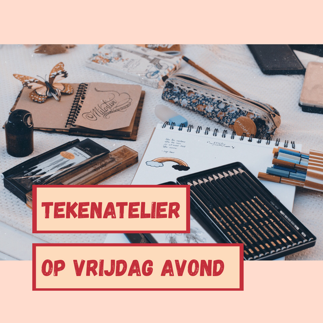 Tekenatelier op vrijdag (8-16j)