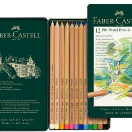 Faber-Castell - Pastelpotlood Pitt - 12 stuks