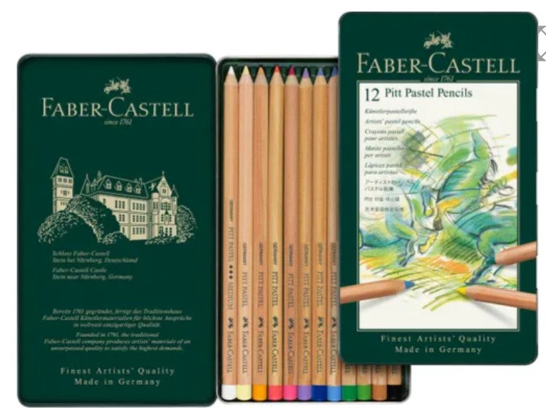 Faber-Castell - Pastelpotlood Pitt - 12 stuks