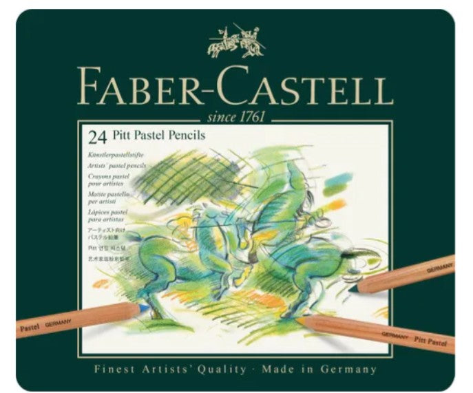 Faber-Castell - Pastelpotlood Pitt - 24 stuks