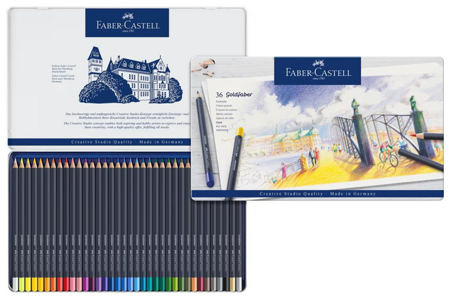 Faber-Castell - Kleurpotlood Faber-Castell Goldfaber etui - 36 stuks