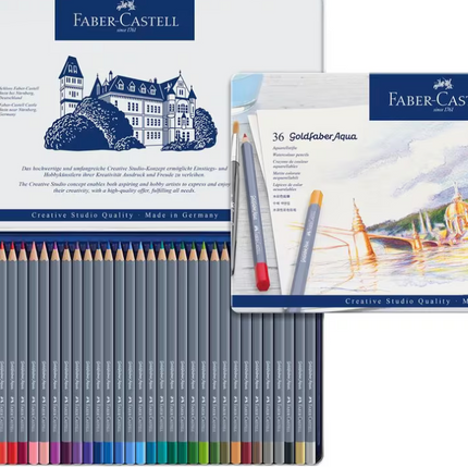 Faber-Castell - Aquarelkleurpotlood Goldfaber etui 36 stuks